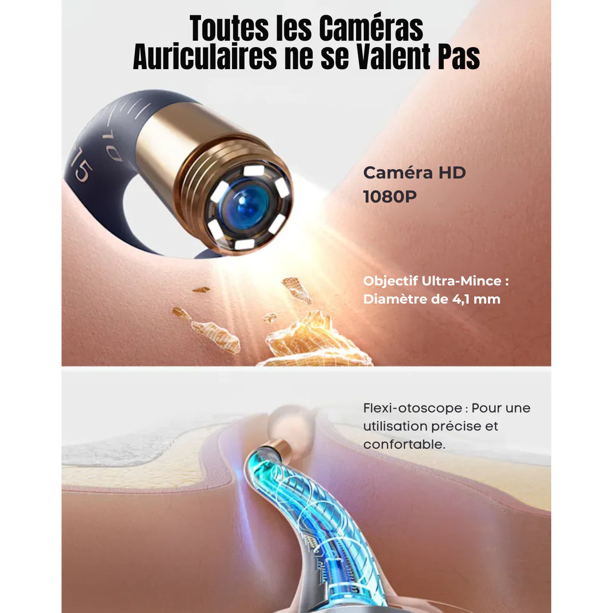 Pulitore per Orecchie Bebird EarSight Plus