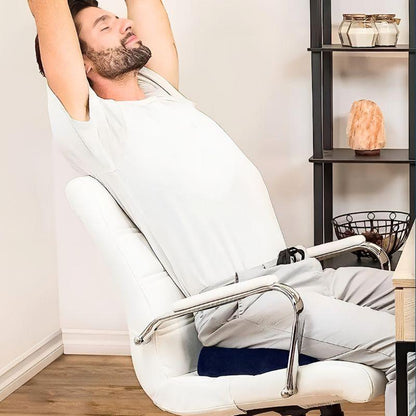 PosturaFlex™ – Coussin ergonomique à mémoire de forme pour chaise, soulagement du dos et du coccyx