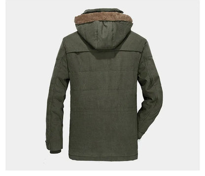 Veste d'hiver isolante à capuche ajustable