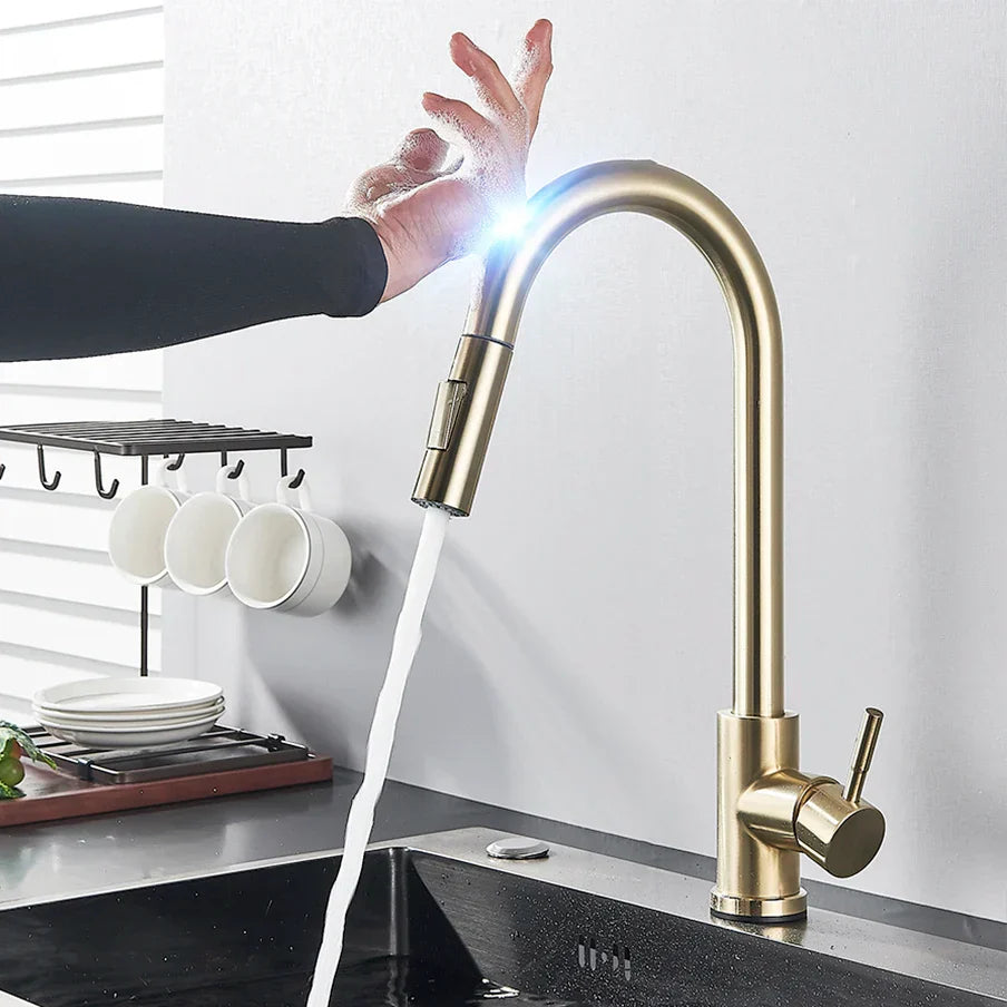 Miscelatore cucina elettronico con sensore automatico