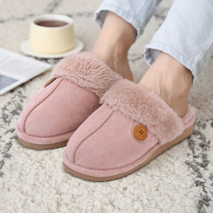 Pantoufles d’hiver confortables en mousse à mémoire de forme