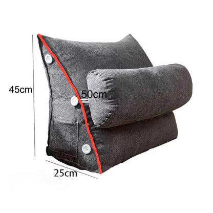 ReadLuxe™ – Cuscino Ergonomico da Lettura con Supporto Lombare