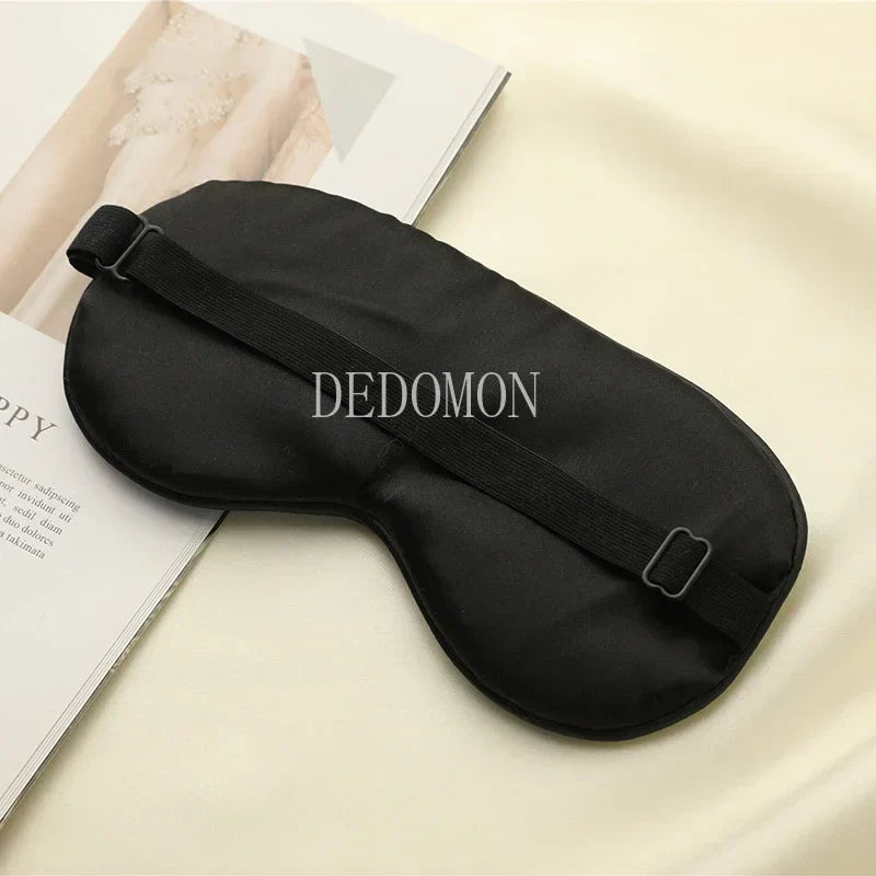 Masque de sommeil en soie imprimée confortable