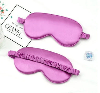 Masque de sommeil doux imitation soie confortable