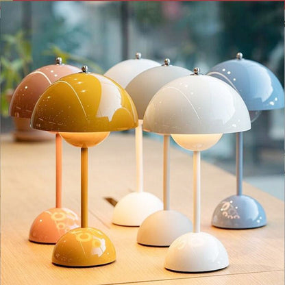 Lampe de chevet sans fil à LED design pot de fleurs