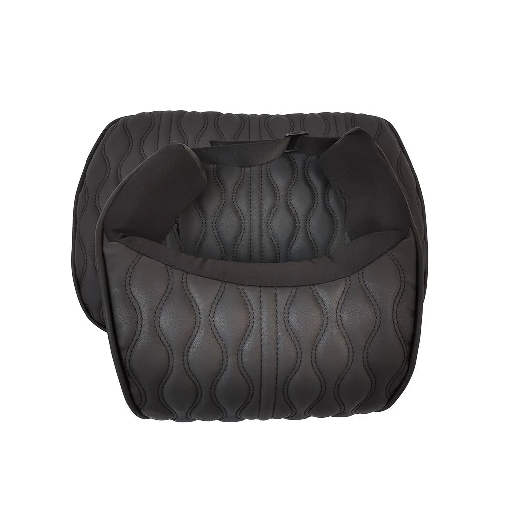 Oreiller de cou de voiture confortable en cuir PU