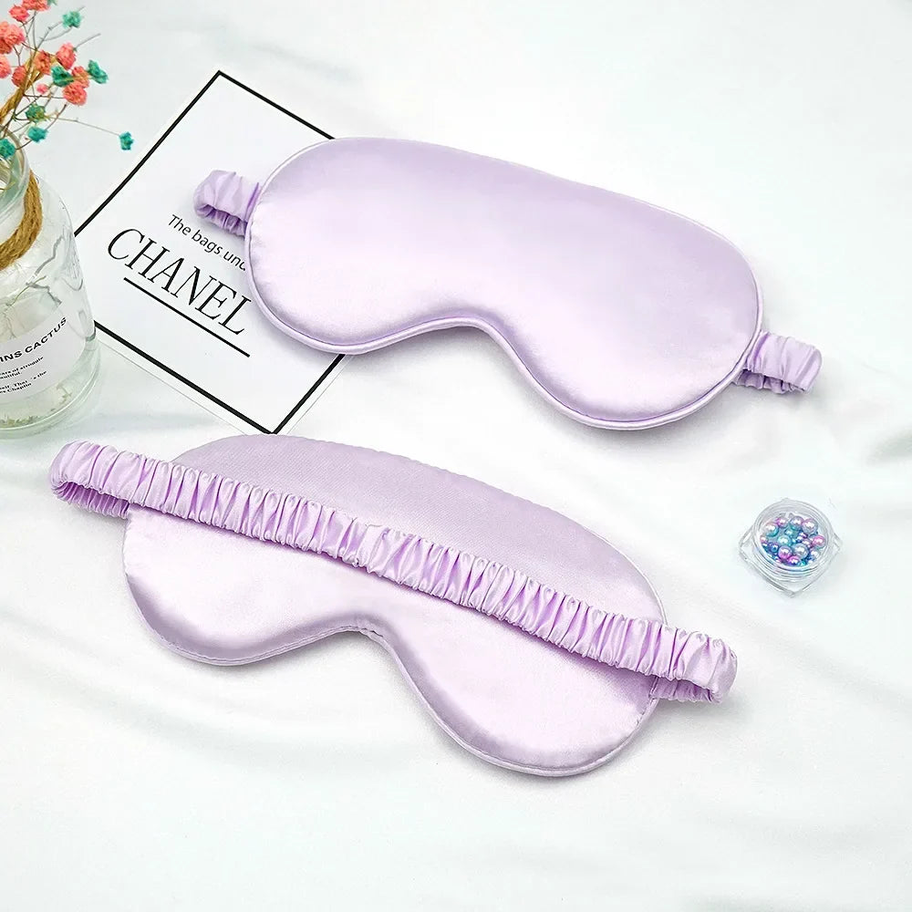 Masque de sommeil doux imitation soie confortable