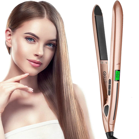 SmartWave™ – Piastra per Capelli 2-in-1 con Tecnologia in Ceramica e LCD