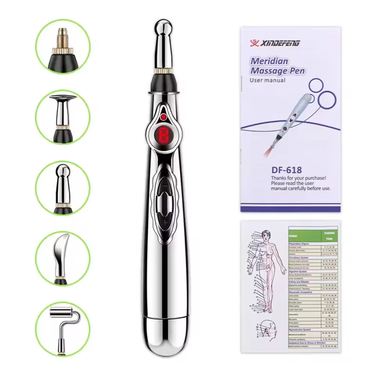 Penna per Agopuntura Elettronica Sollievo Naturale