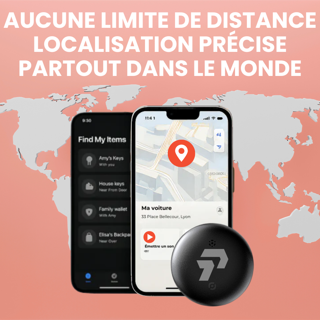 Traceur GPS sans abonnement compatible Android iOS pour scooter