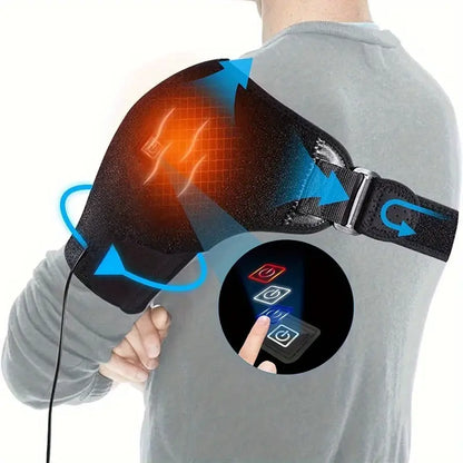 ThermiEase™ – Coussin massant chauffant pour épaule et coude, chaleur apaisante USB