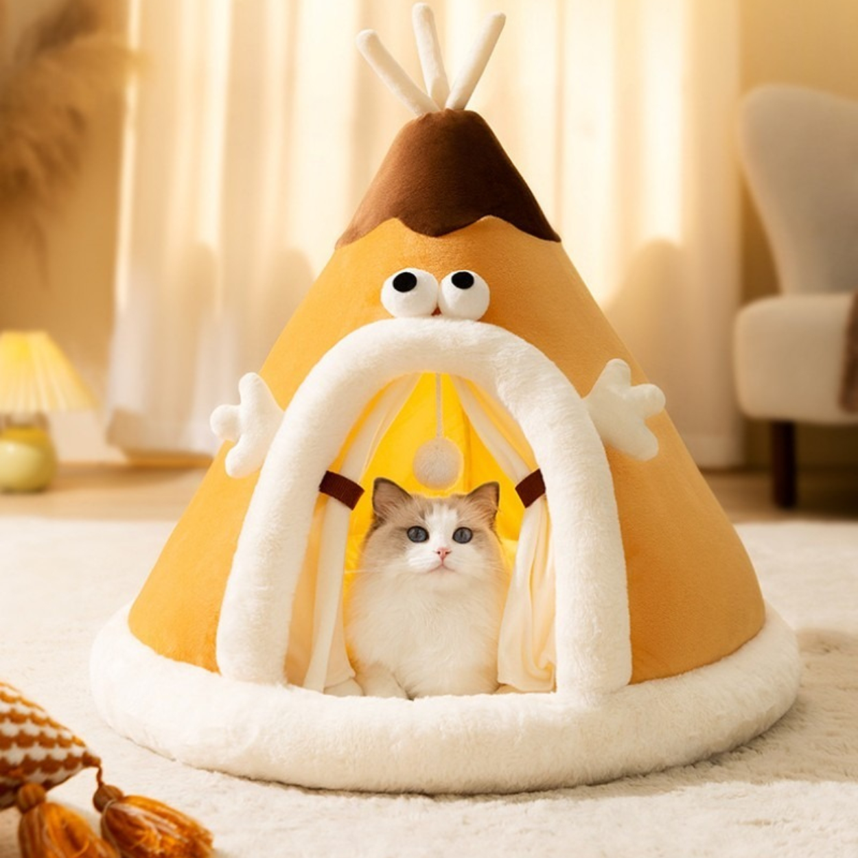 Abri Chat Cabane Mignonne - Santeova