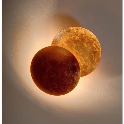 Lampada da parete design elegante forma eclisse