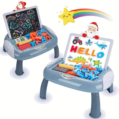 Lavagna Scolastica Reversibile Nera e Bianca con Accessori