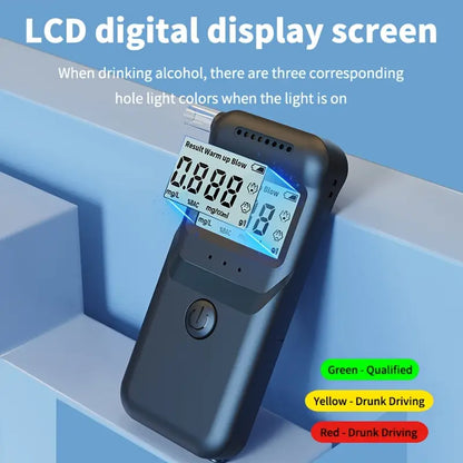 AlcoZen™ – Etilometro elettronico portatile con display LCD preciso