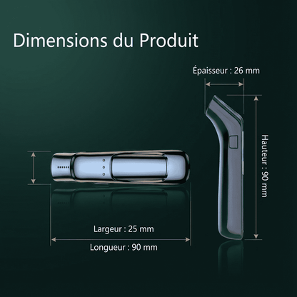 Alcotex™ – Etilometro elettronico portatile a lettura rapida con schermo LCD