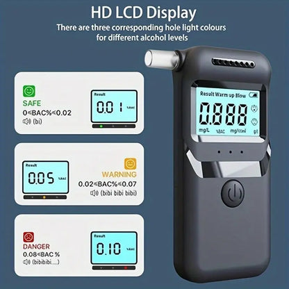 AlcoZen™ – Etilometro elettronico portatile con display LCD preciso