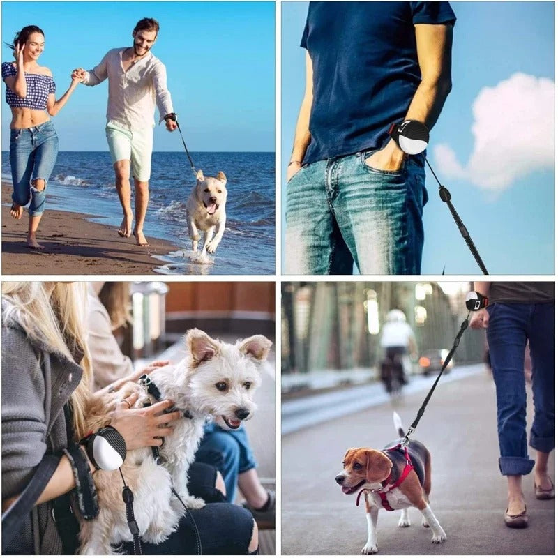 Laisse rétractable sans les mains pour chien