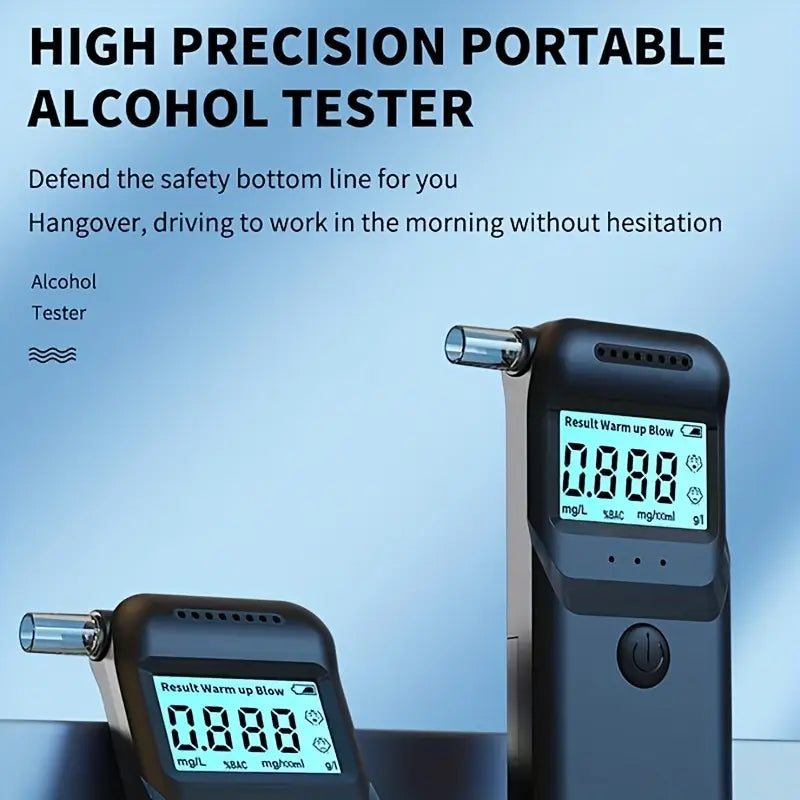 AlcoZen™ – Etilometro elettronico portatile con display LCD preciso
