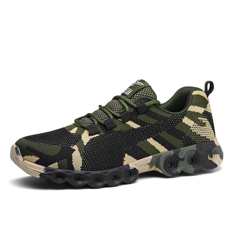 Chaussures orthopédiques respirantes motif camouflage