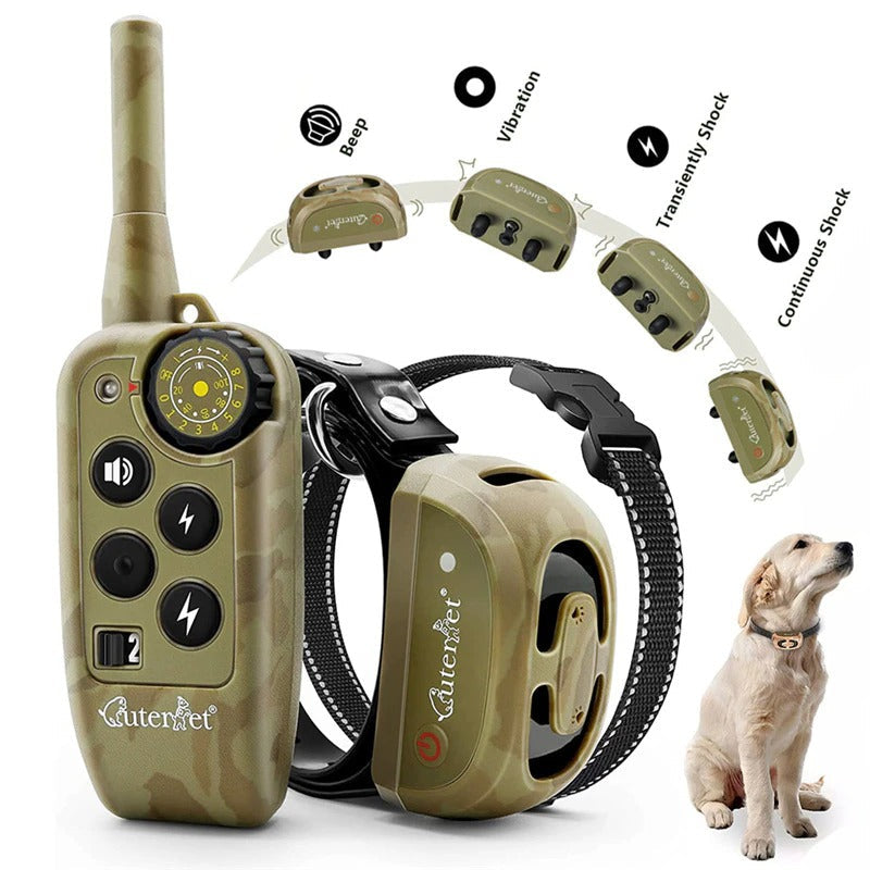 Collier de dressage électrique à télécommande pour chien