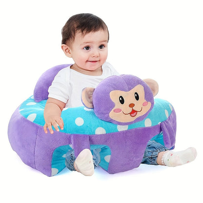 Poltrona per Bambini Peluche Elefante - Seduta Confortevole e Divertente