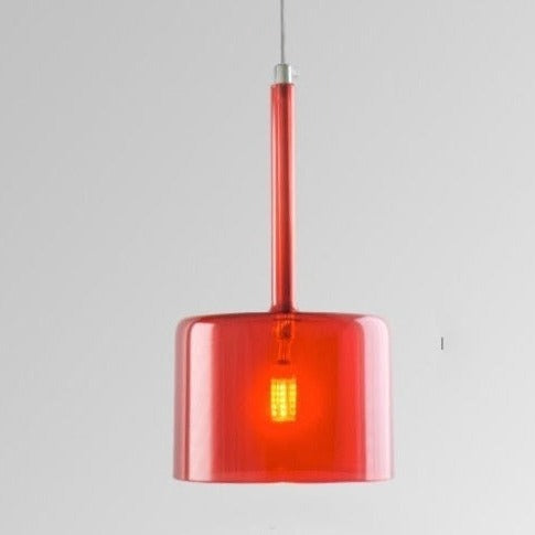 Suspension de salle à manger LED moderne en verre