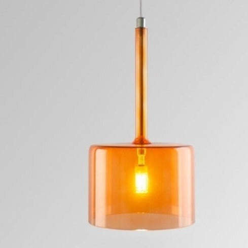 Suspension de salle à manger LED moderne en verre