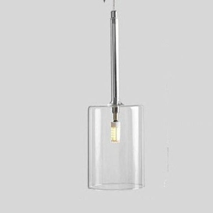 Suspension de salle à manger LED moderne en verre