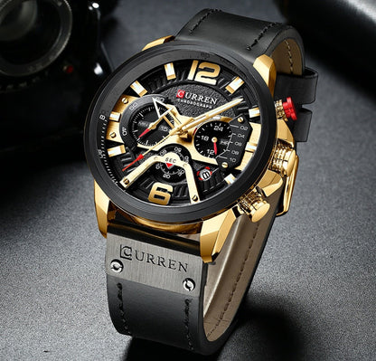 Orologio da Polso Uomo Elegante Design di Lusso