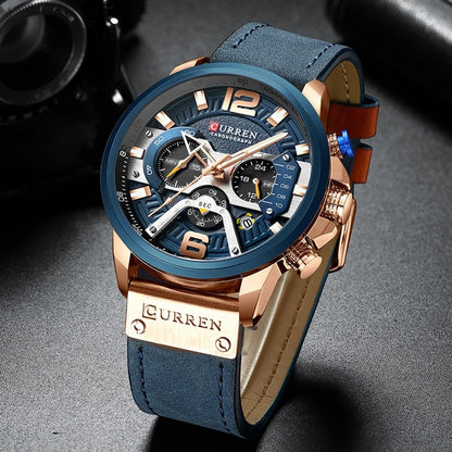 Orologio da Polso Uomo Elegante Design di Lusso