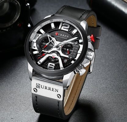 Orologio da Polso Uomo Elegante Design di Lusso