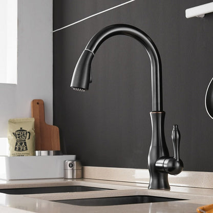Anton - Rubinetto cucina elegante retrattile