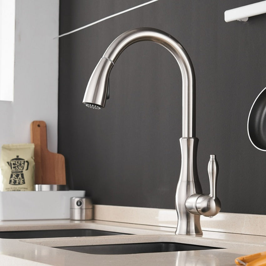 Anton - Rubinetto cucina elegante retrattile