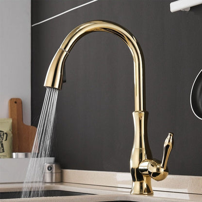 Anton - Rubinetto cucina elegante retrattile