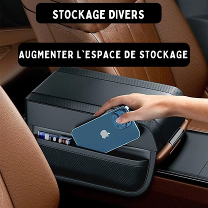 Housse d'accoudoir rembourrée de rangement pratique