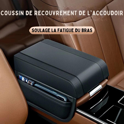 Housse d'accoudoir rembourrée de rangement pratique